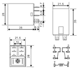 12 Volt Double-Pole Double-Throw Relay