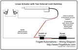linear actuator wiring