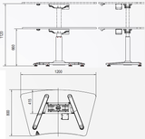 adjustable desk lift